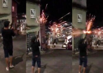 Facção criminosa comemora com rajadas de tiro execução de três pessoas em Manaus na noite desta quinta-feira, 04