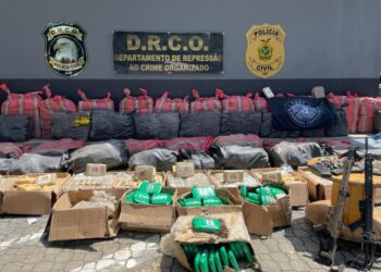Operação prende trio e apreende carga de drogas avaliada em R$ 50 milhões