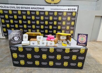Em Manaus, 31 quilos de drogas são apreendidos em uma embarcação no Centro