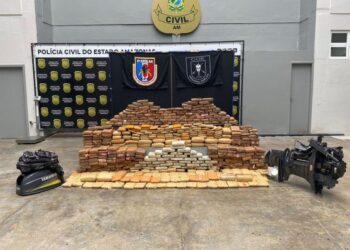 Mais de 400 quilos de maconha são apreendidos em embarcação no Amazonas
