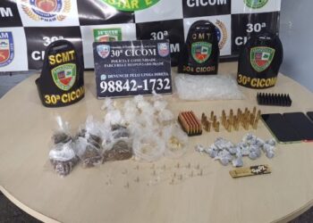 Em Manaus, homem é preso por tráfico de drogas e porte de munições