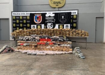 Uma tonelada de maconha é apreendida no interior do Amazonas