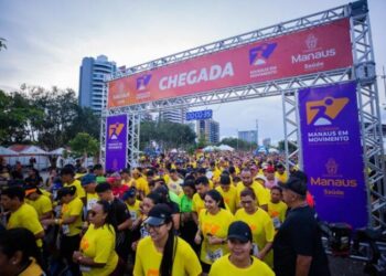 Inscritos na corrida Manaus em Movimento podem retirar kits na sexta-feira e no sábado, 5 e 6/4