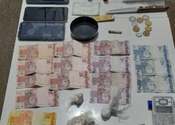 Trio é preso com drogas, dinheiro, celulares e joias no interior do Amazonas