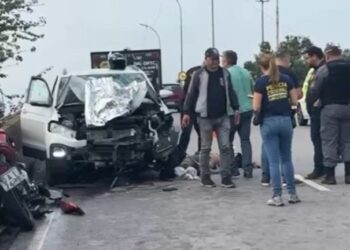 Justiça concede liberade provisória para motorista que matou mototaxista em viaduto de Manaus