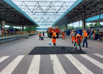 Terminal 5 recebe serviços de manutenção em vias na Zona Leste de Manaus