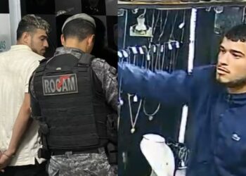 Suspeito de roubo a joalheria no Centro de Manaus é preso pela Rocam