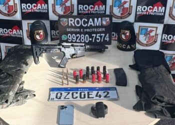 Rocam prende mulher com fuzil e munições na Zona Oeste de Manaus