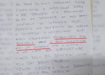 Empresário que matou gari a tiros escreve carta após mudar de advogado