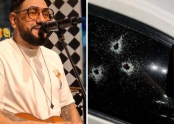 Cantor Dubarranco e filha de 4 anos são baleados dentro de carro em Manaus