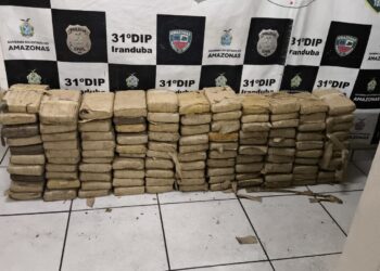 Polícia apreende 110 kg de drogas em fundo falso de barco no Rio Solimões